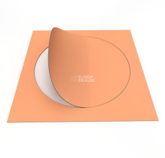 Forbo Allura Material 63574DR7 pink coral circle фото 2 | FLOORDEALER